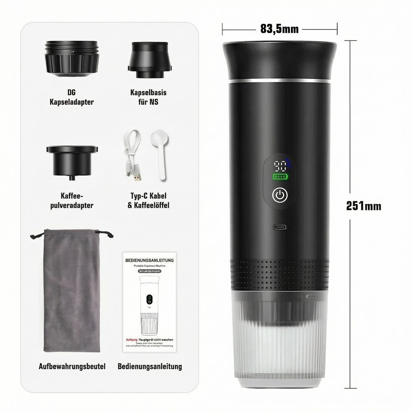 Espressify - Müde? Dein Kaffe überall