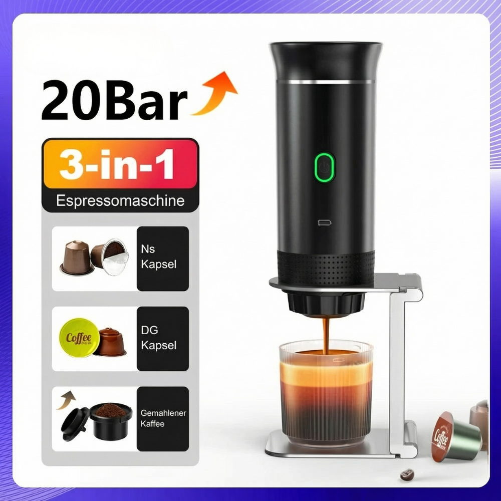 Espressify - Müde? Dein Kaffe überall