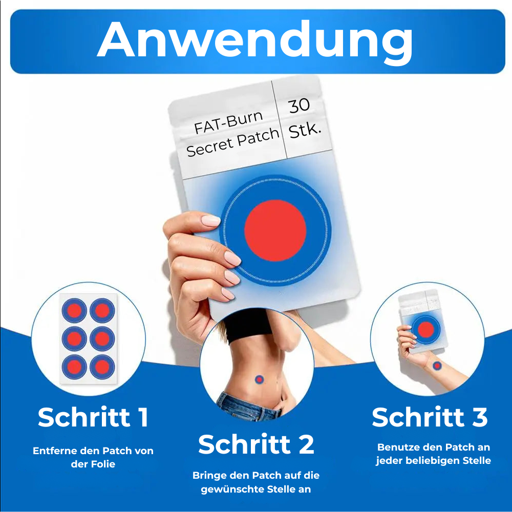 Fat-Burn Secret Patch - Gewichstverlust OHNE Aufwand