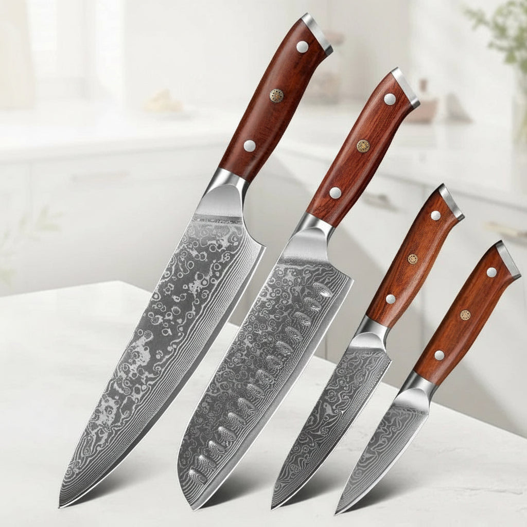 Pro-Slice - 4 teiliges Messerset - Einzigartiges Schneid Erlebnis