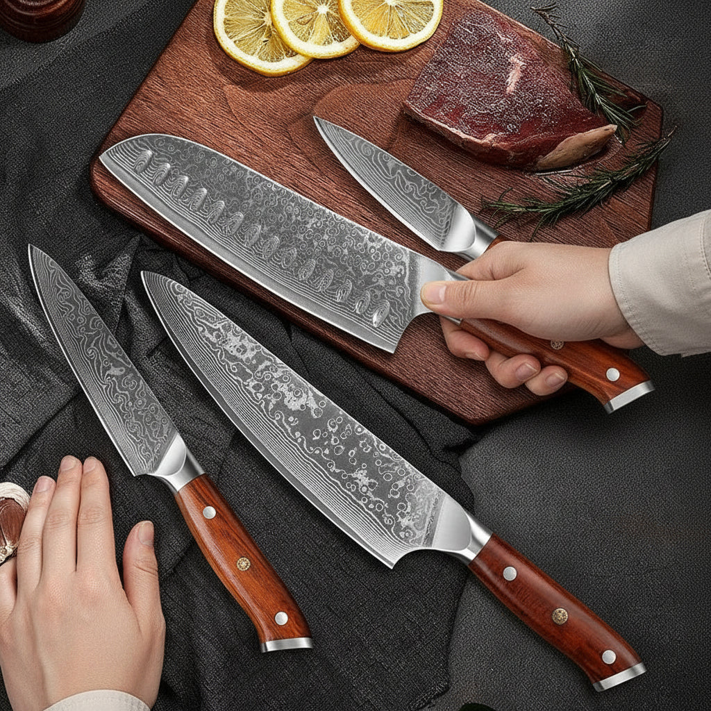 Pro-Slice - 4 teiliges Messerset - Einzigartiges Schneid Erlebnis