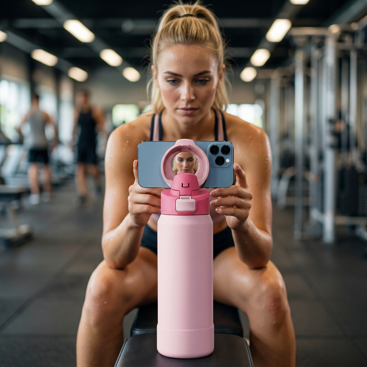 MagBottle - Gym, Küche, Büro - dein Handy immer perfekt im Blick
