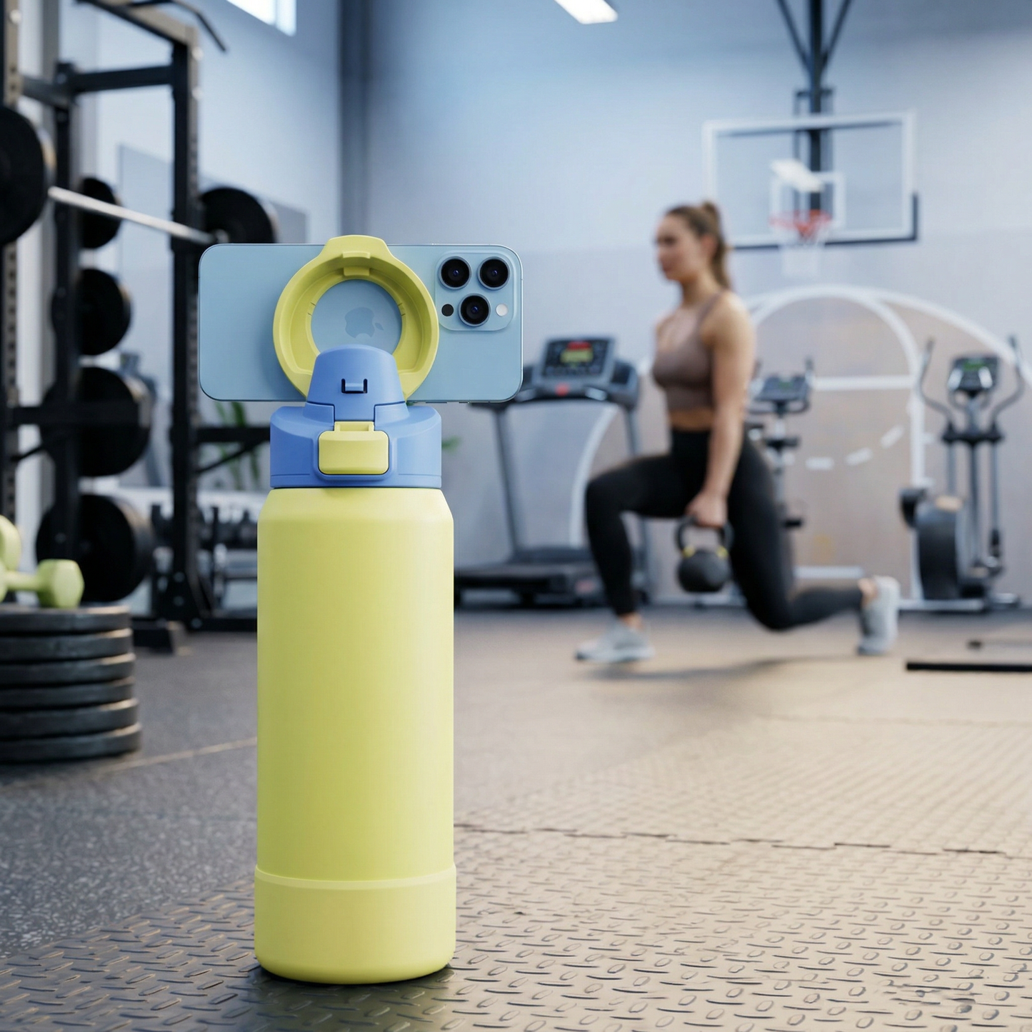 MagBottle - Gym, Küche, Büro - dein Handy immer perfekt im Blick