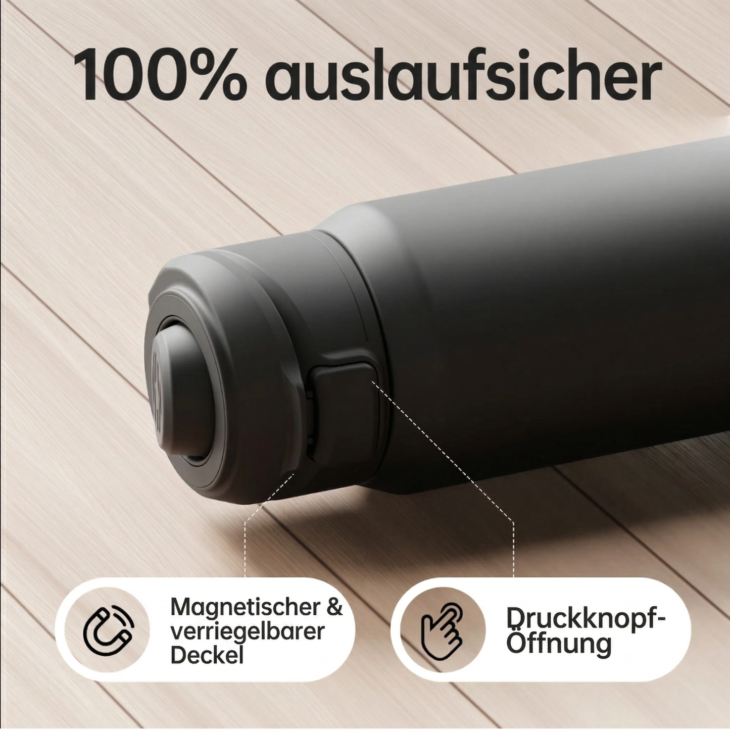 MagBottle - Gym, Küche, Büro - dein Handy immer perfekt im Blick