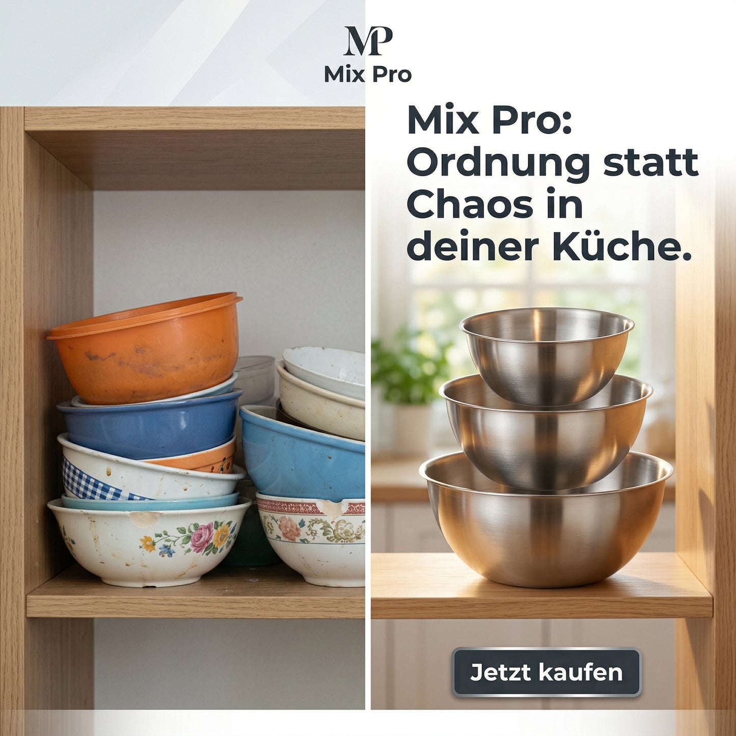 Mix-Pro - 3 teiliges Schüsselset