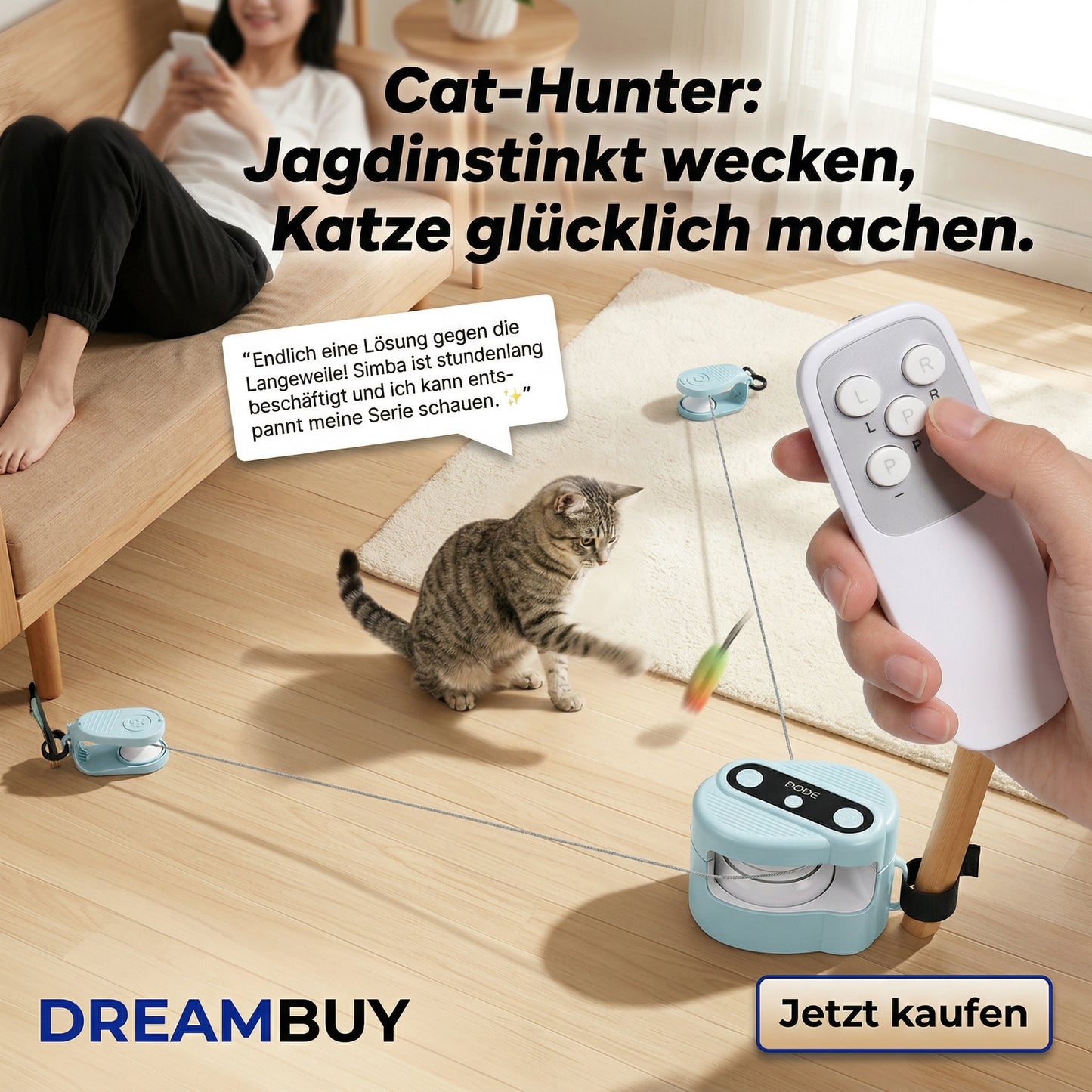 Cat-Hunter - Entspannung für Dich, Action für deine Fellnase