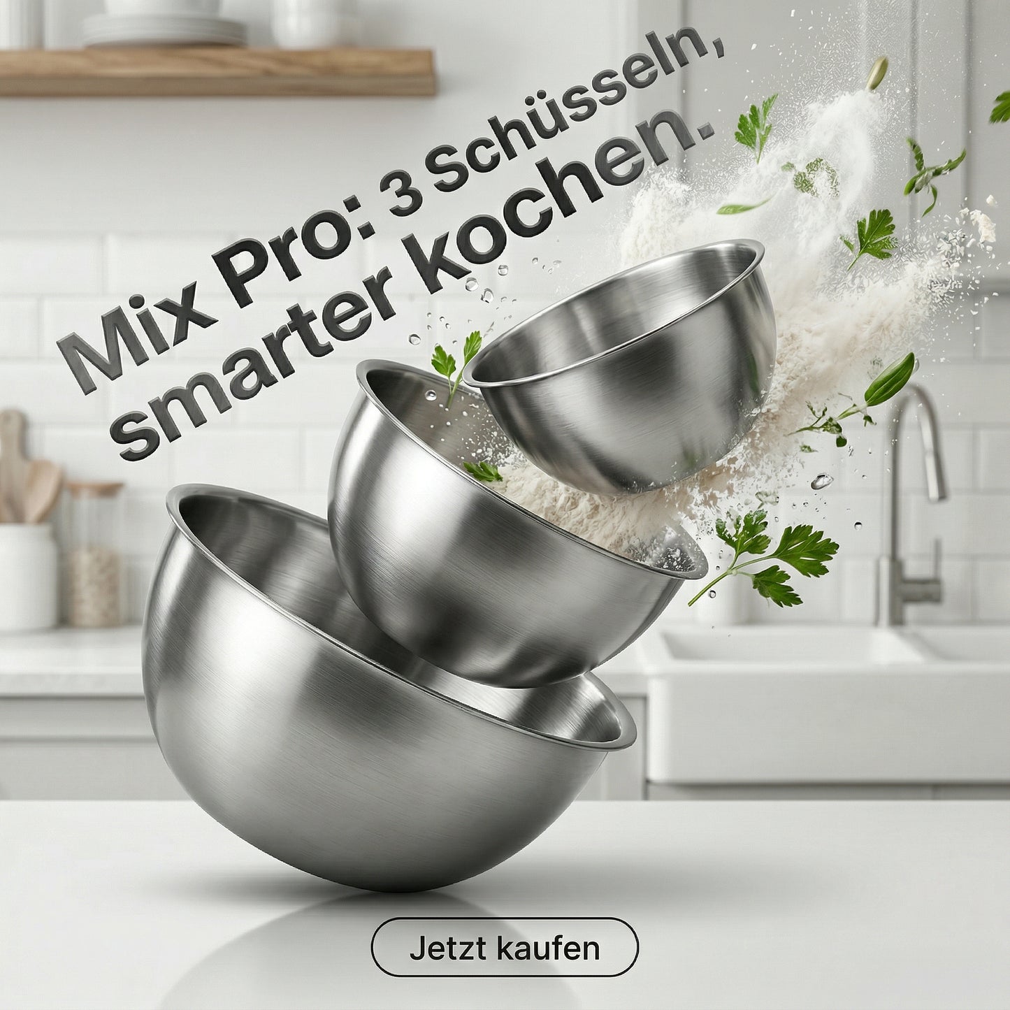 Mix-Pro - 3 teiliges Schüsselset