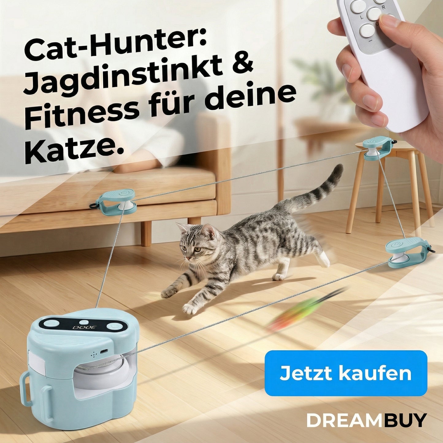 Cat-Hunter - Entspannung für Dich, Action für deine Fellnase