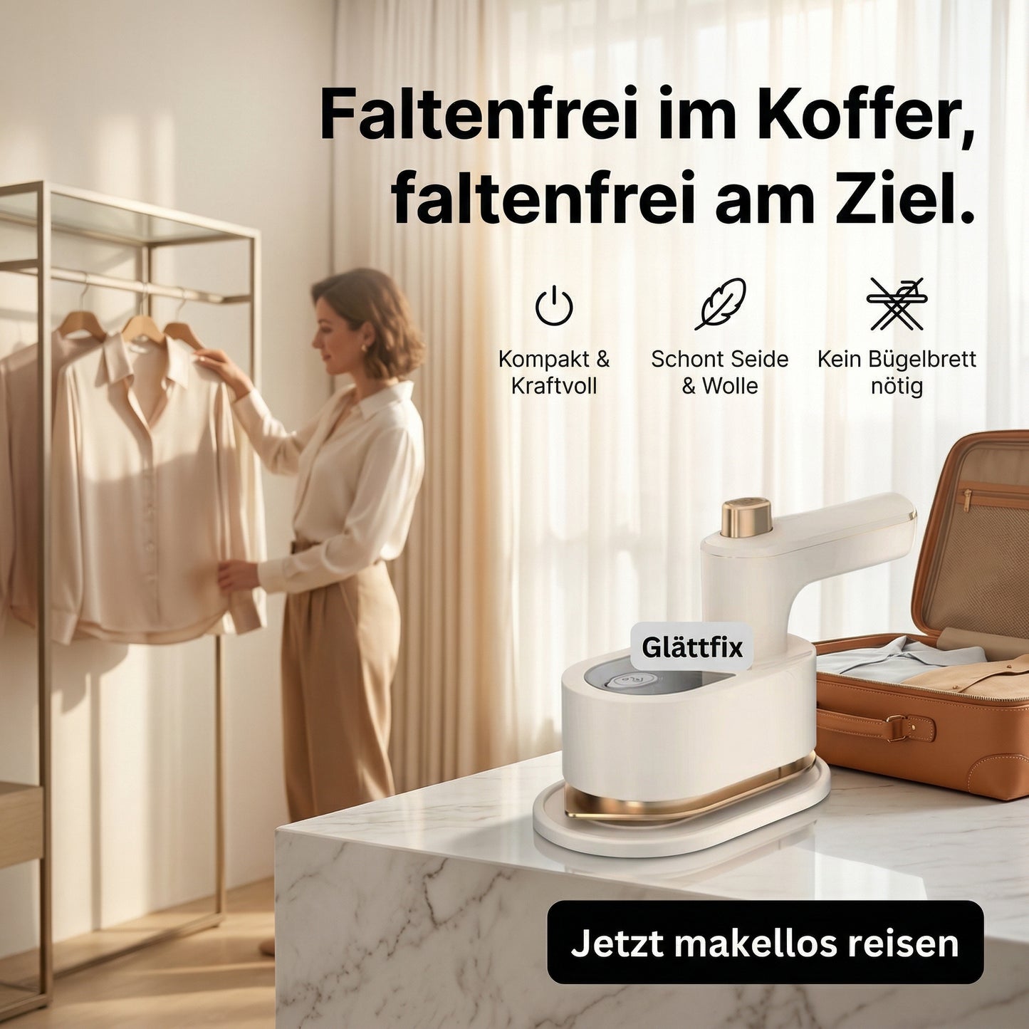 Glättfix - Immer faltenfrei und perfekt gestylt