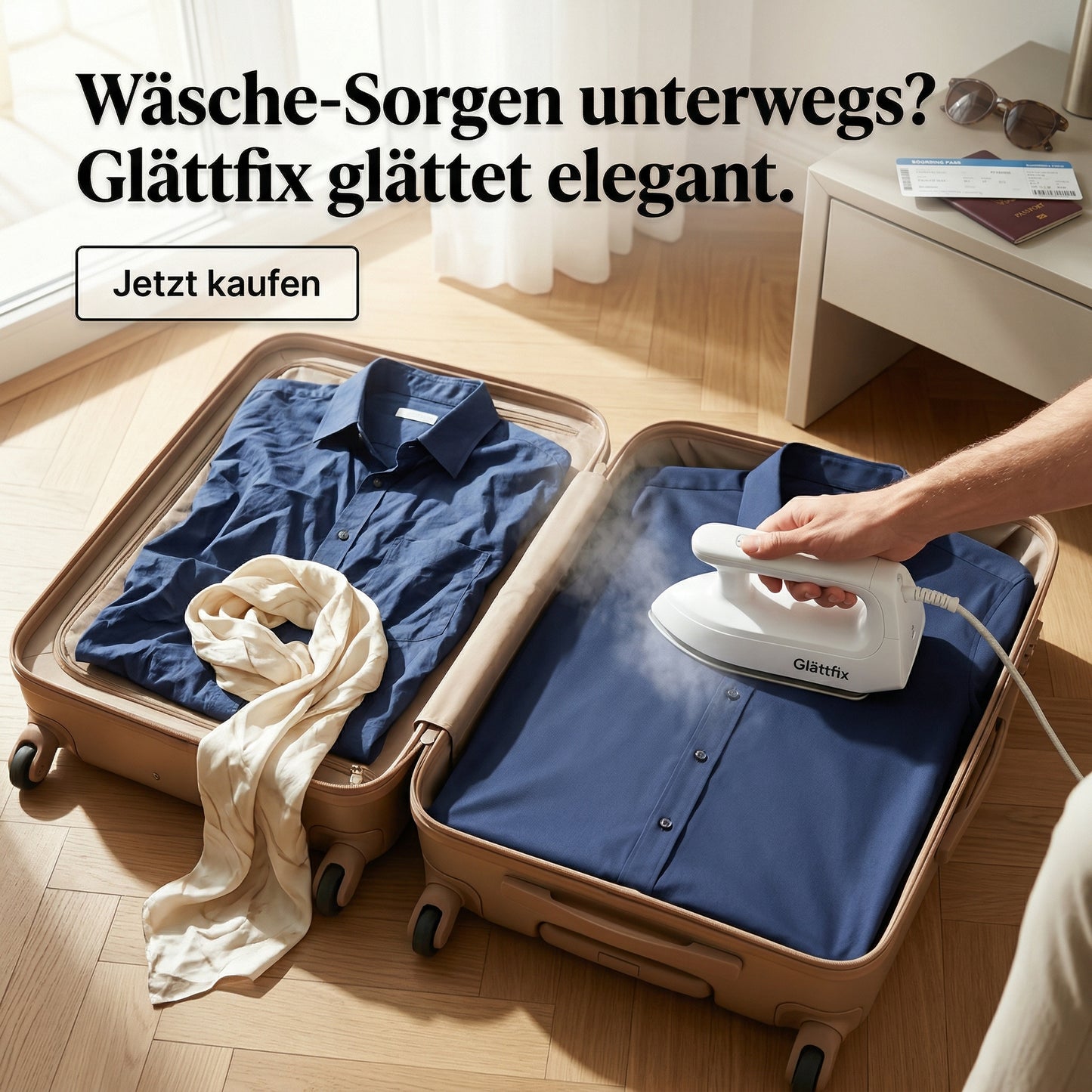 Glättfix - Immer faltenfrei und perfekt gestylt