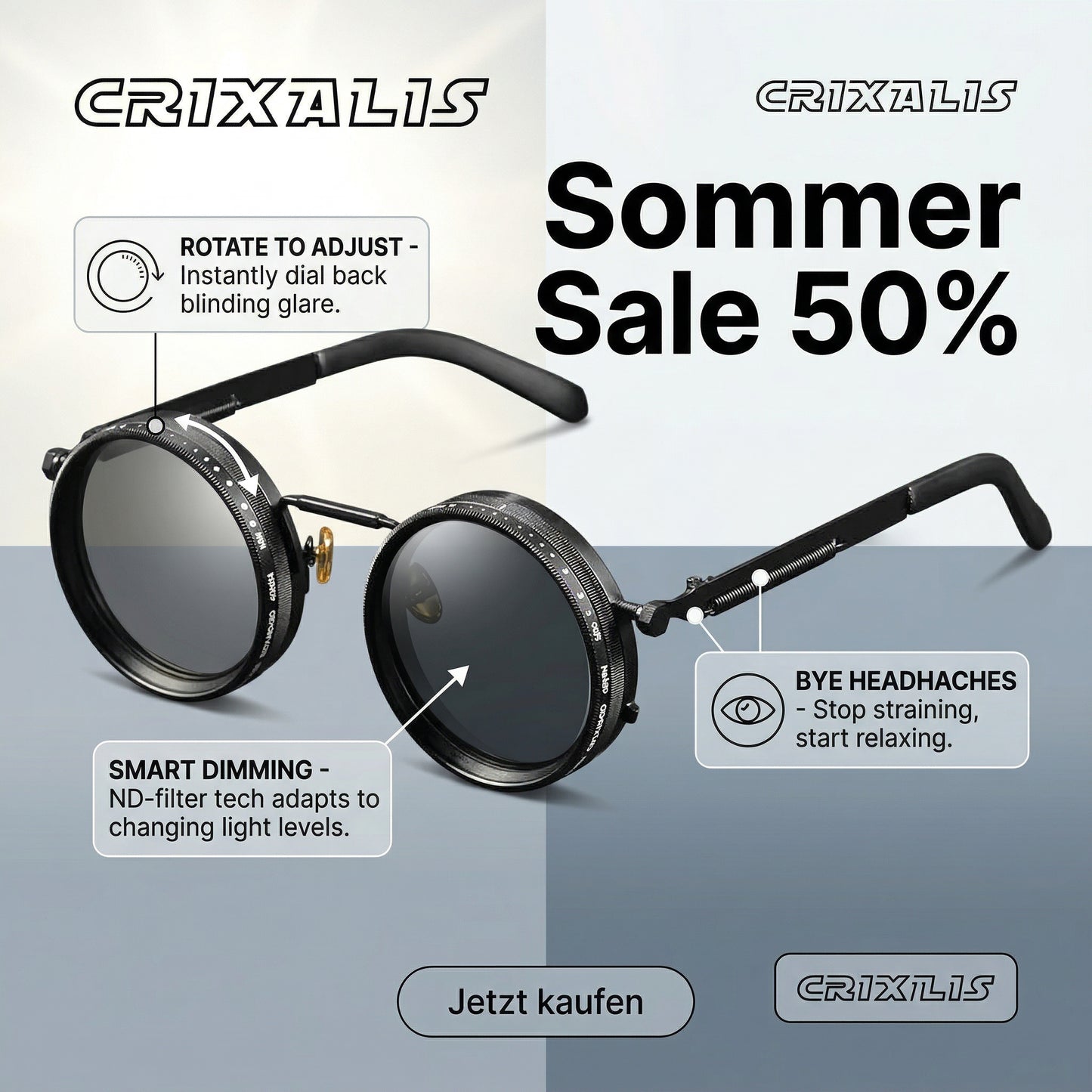 CRIXALIS - Style, der deine Augen schützt
