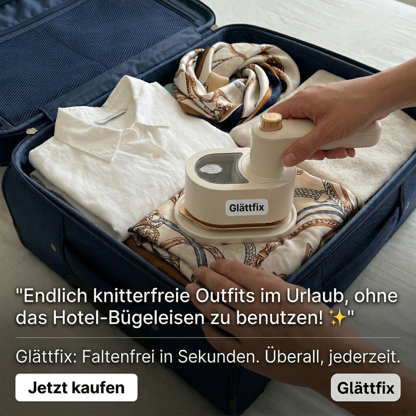 Glättfix - Immer faltenfrei und perfekt gestylt