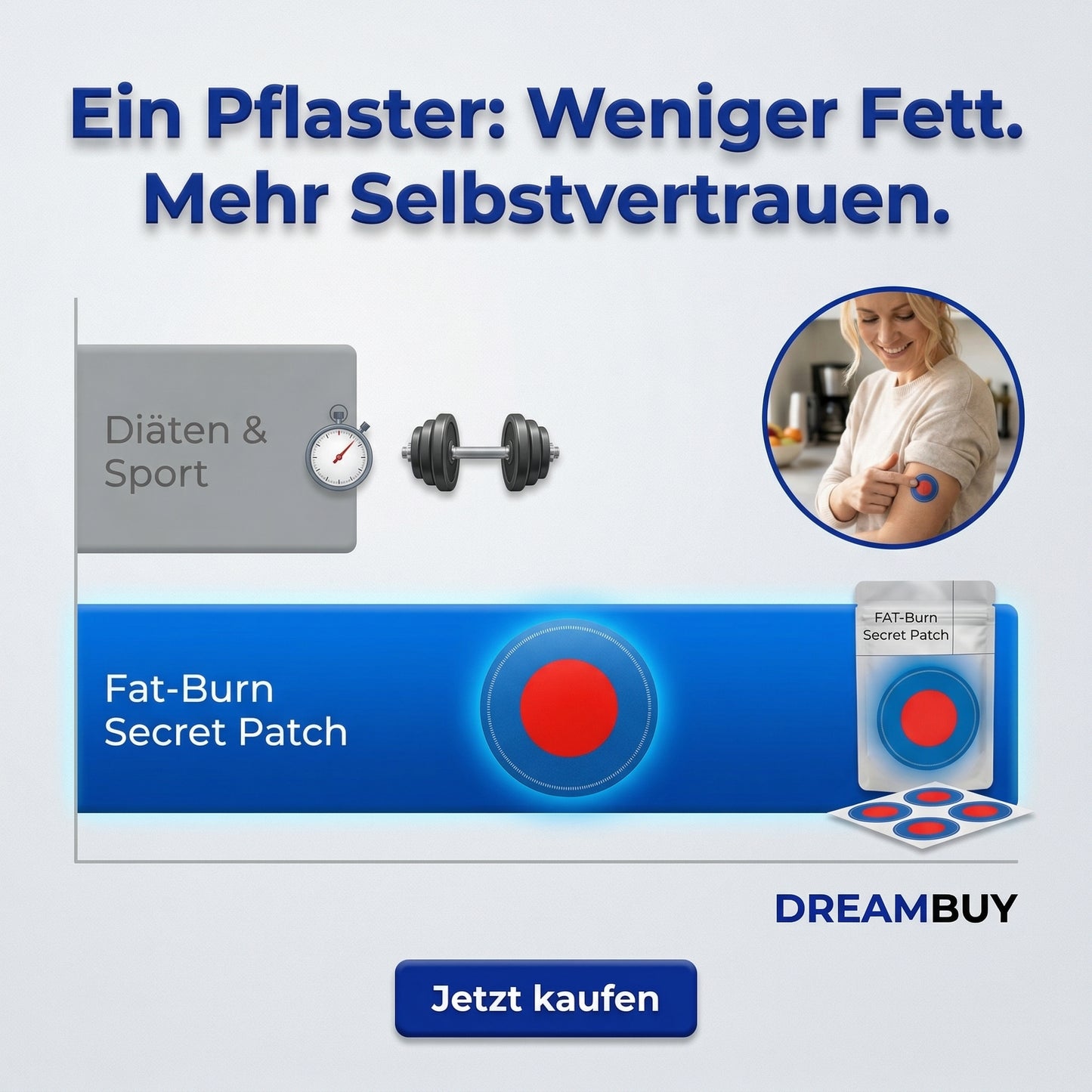 Fat-Burn Secret Patch - Gewichstverlust OHNE Aufwand