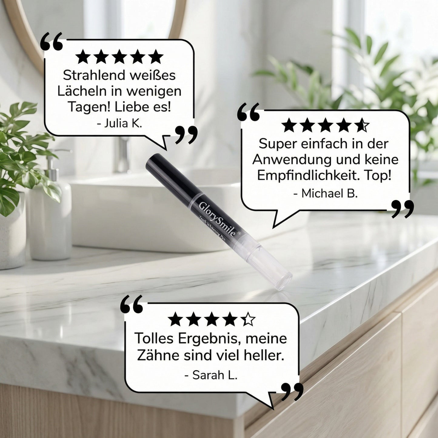 GlorySmile - Weisse Zähne, Schönes Lächeln