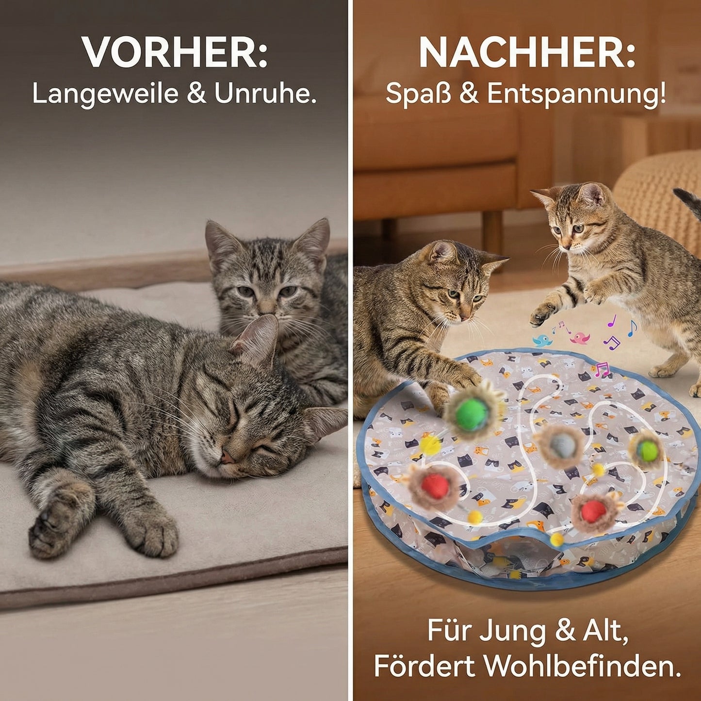 Kitty-Spin - Nie wieder Langweile für deine Fellnase