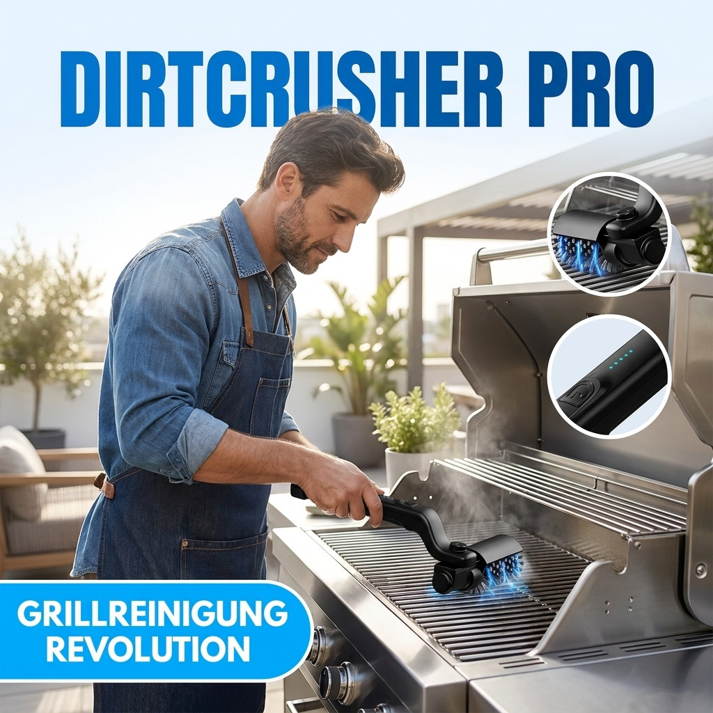 DirtCrusher Pro - Schluss mit ekelhaften Grillrosten