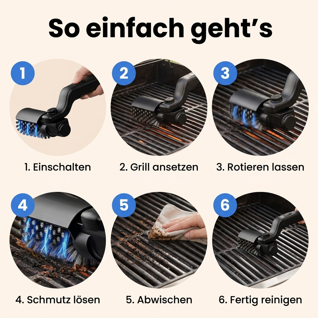 DirtCrusher Pro - Schluss mit ekelhaften Grillrosten