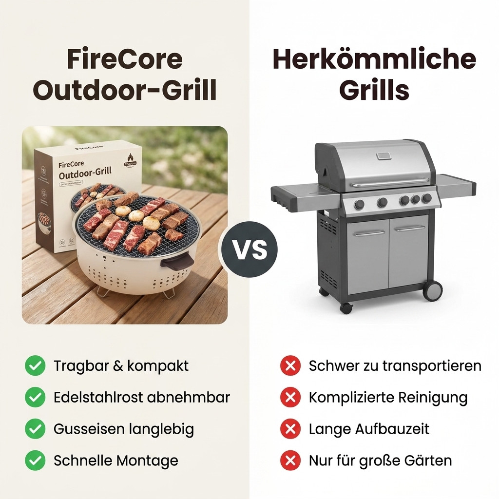 FireCore - Dein Outdoor-Grill für kompromisslosen Genuss
