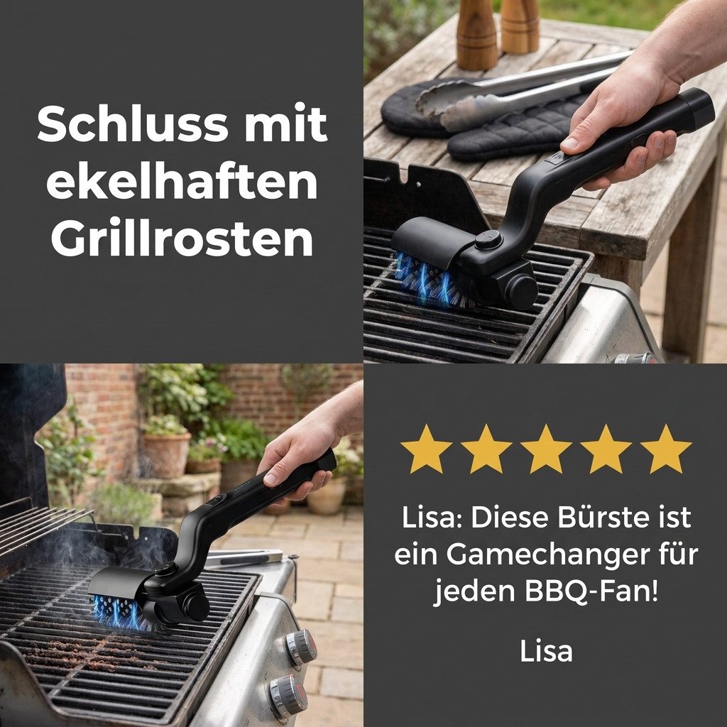 DirtCrusher Pro - Schluss mit ekelhaften Grillrosten