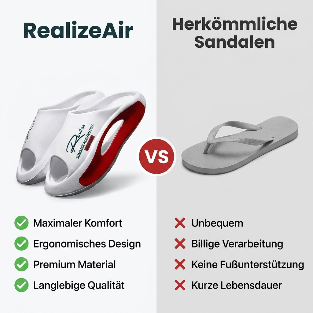 RealizeAir- Gönn deinen Füssen Luxus