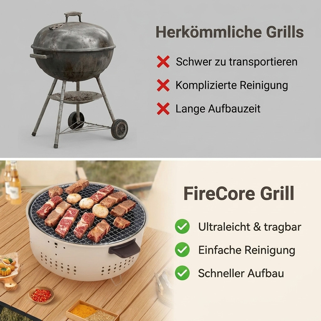 FireCore - Dein Outdoor-Grill für kompromisslosen Genuss