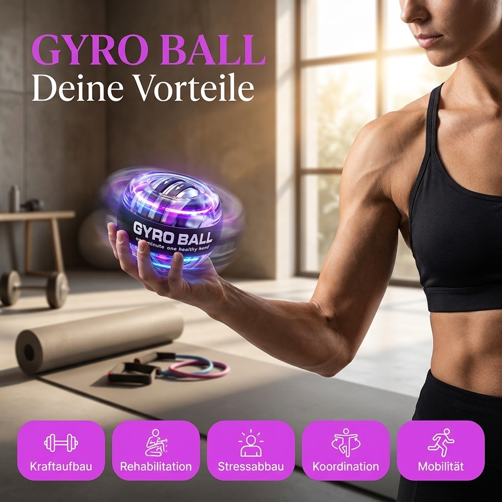 Gyro Ball - Spare Fitnessabo, verliere Gewicht und werde Fit