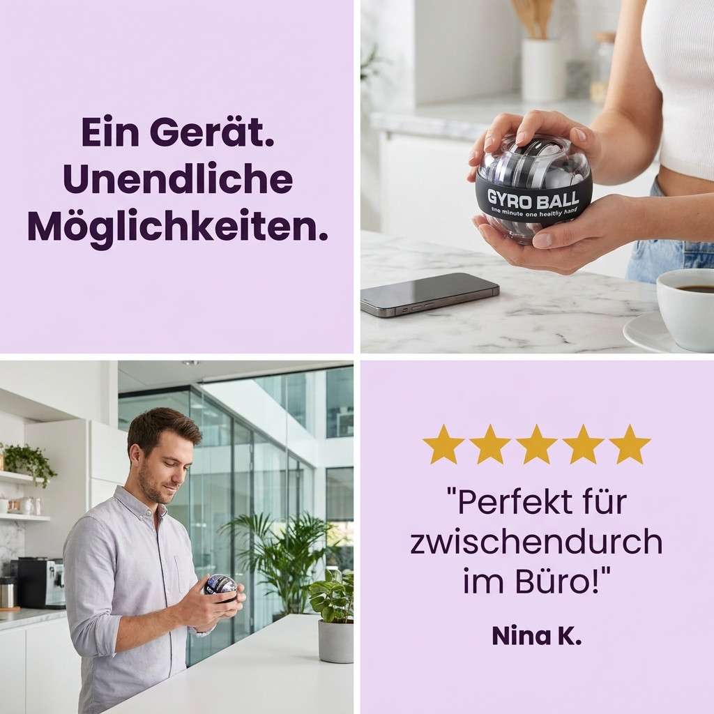 Gyro Ball - Spare Fitnessabo, verliere Gewicht und werde Fit