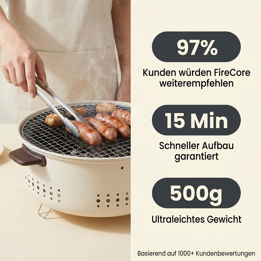 FireCore - Dein Outdoor-Grill für kompromisslosen Genuss