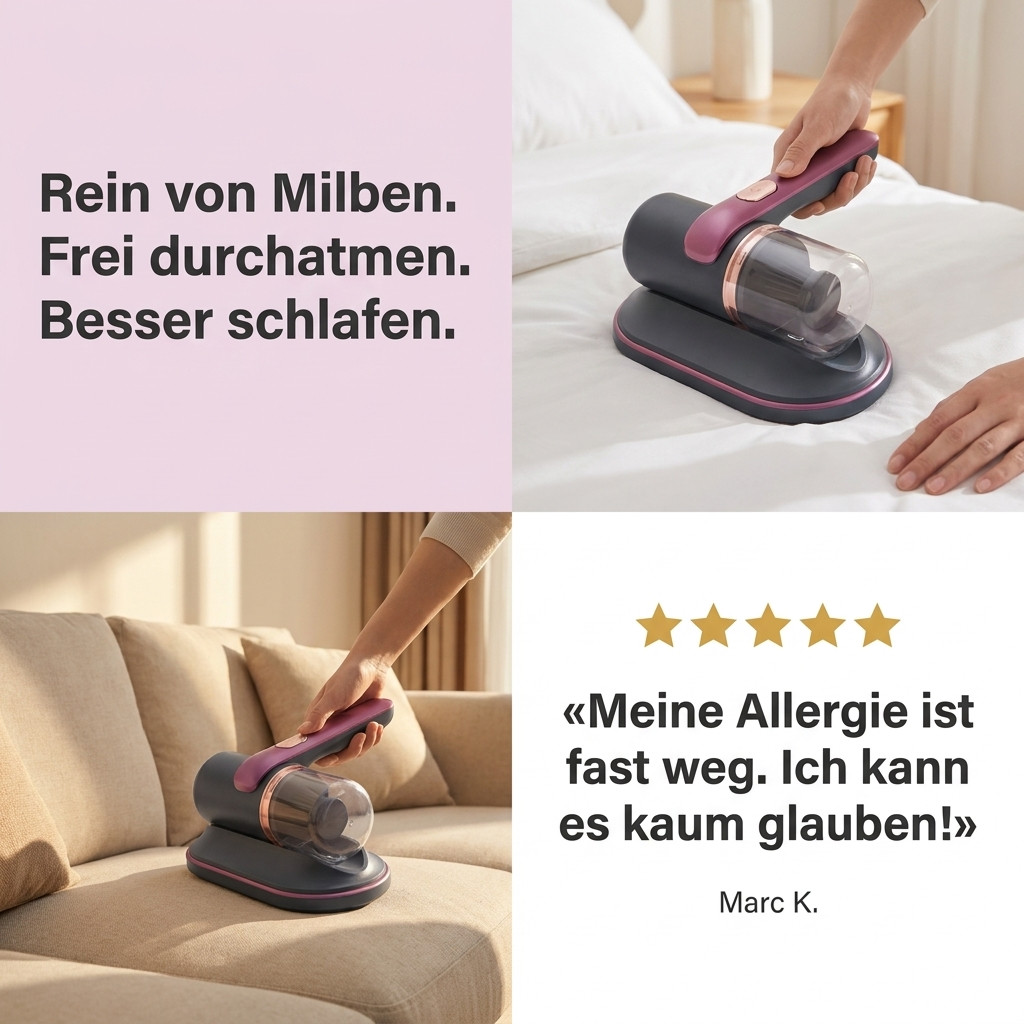 MilbenMaster – Rein von Milben, Bakterien und Schadstoffen