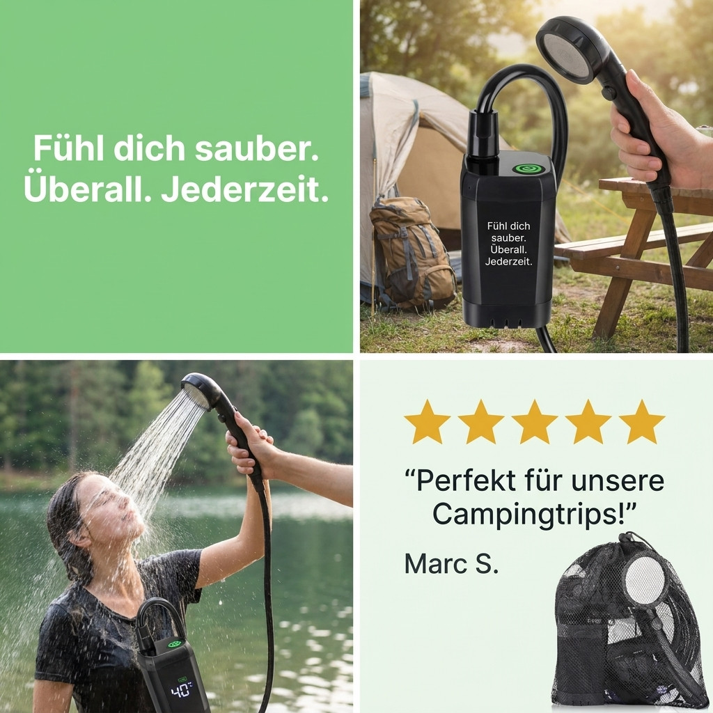 ShowerBeast - Fühl dich sauber. Überall. Jederzeit.